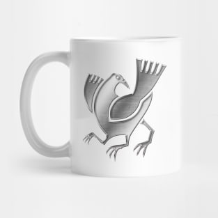 Saika Clan Kamon Silver Chrome Mug